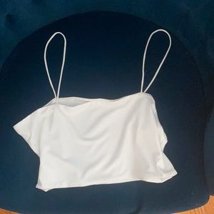 White Crop Top